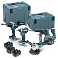 MAKITA – ΣΕΤ ΠΙΣΤΟΛΈΤΟ DHR243+ ΚΡΟΥΣΤΙΚΌ ΔΡΑΠΑΝΟΚΑΤΣΆΒΙΔΟ DHP486+ ΠΑΛΜΙΚΌ DTD153+ ΤΡΟΧΌΣ DGA513 + 3 ΜΠΑΤΑΡΊΕΣ + 1 ΤΑΧΥΦΟΡΤΙΣΤΉΣ + ΑΛΥΣΟΠΡΙΟΝΟ
